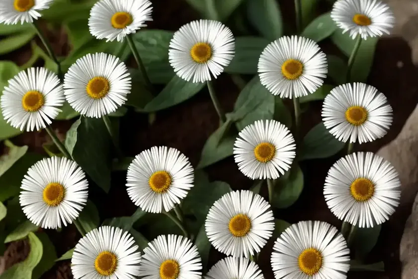 Common daisy (bellis perennis)