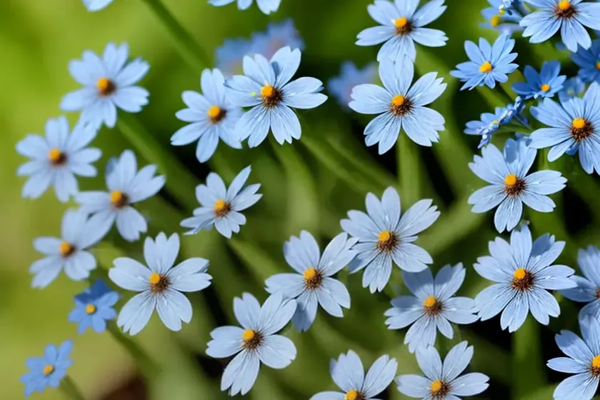 Common forget-me-not (myosotis) — photo 3