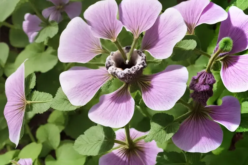 Common mallow (malva neglecta) — photo 2