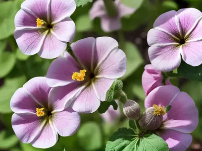 Common Mallow (Malva Neglecta)
