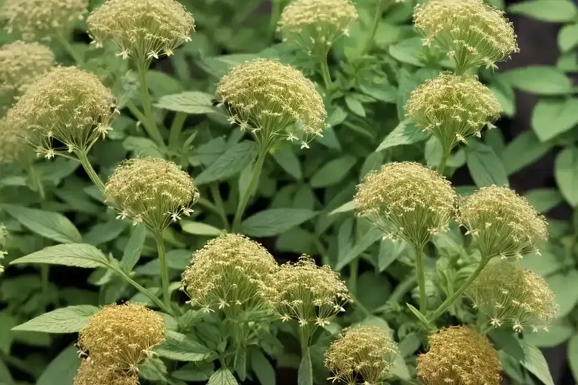 Common pepperweed (lepidium densiflorum)