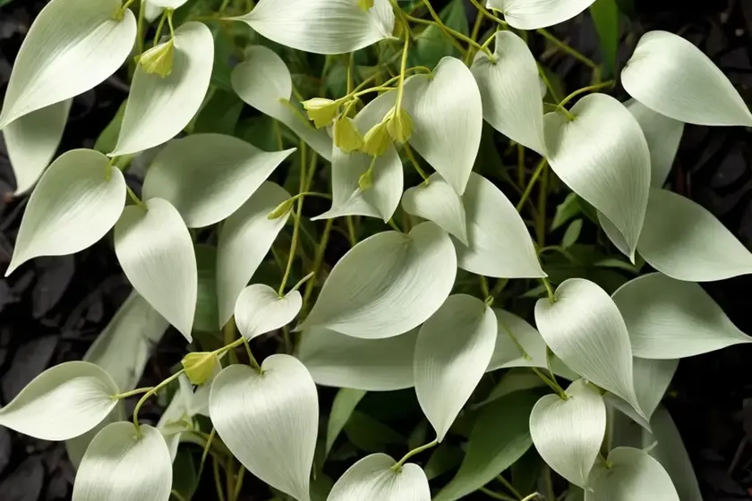 Common smilax, rough bindweed, sarsaparille (smilax aspera)