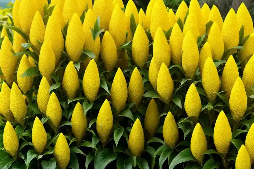Concertin yellow celosia (celosia cristata) — photo 3