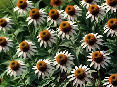 Coneflower (Echinacea ‘Mac ‘n’ Cheese’)