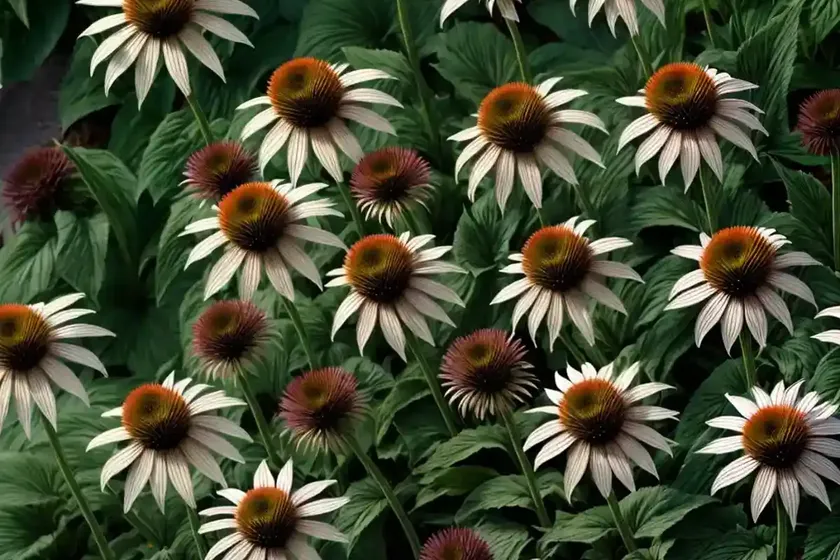 Coneflower (echinacea purpurea ‘greenline’) — photo 3