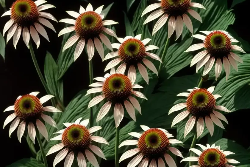 Coneflower (echinacea purpurea ‘greenline’)
