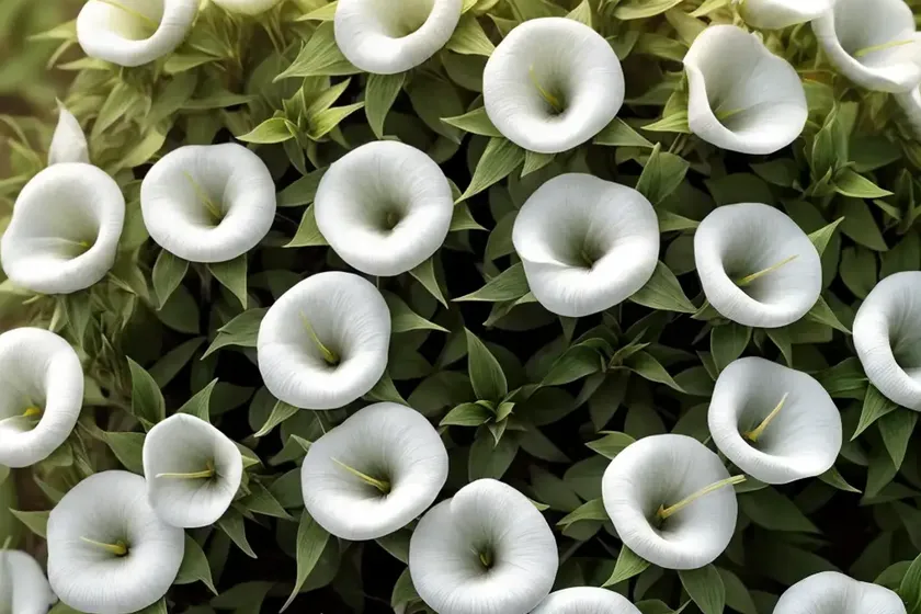 Convolvulus cneorum (shrubby bindweed) — photo 3