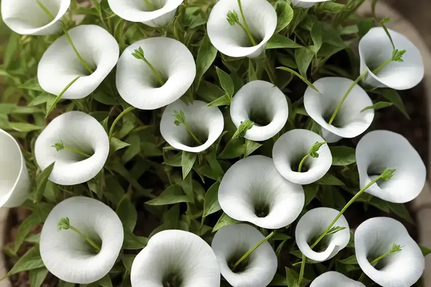 Convolvulus cneorum (shrubby bindweed)