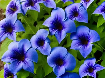 Convolvulus Tricolor ‘Blue Ensign’ (Dwarf Morning Glory)