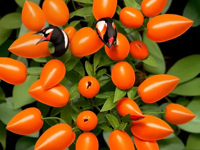 Copresma Hybrid (Mirror Bush Wax Wings ‘orange’ Pp)