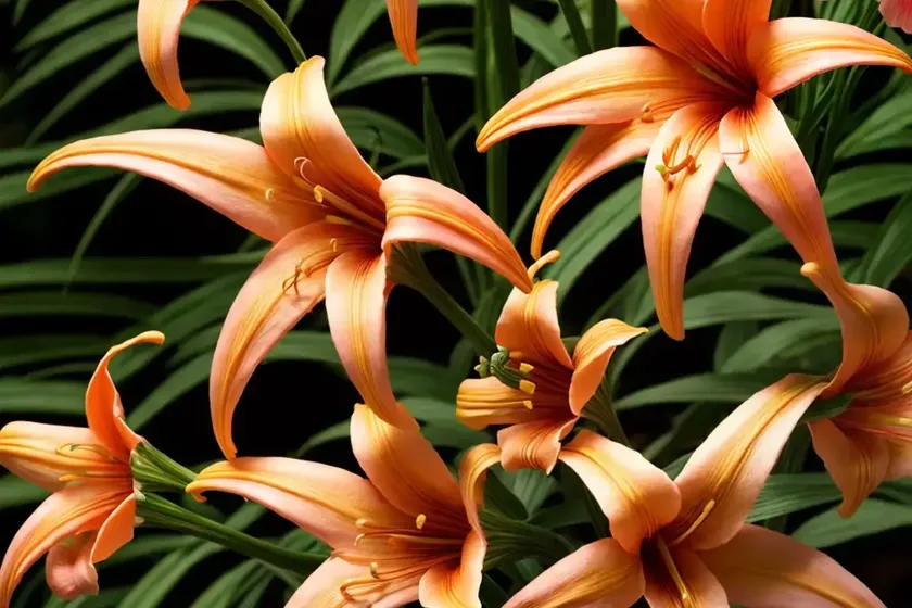 Coral lily (lilium pumilum) — photo 3