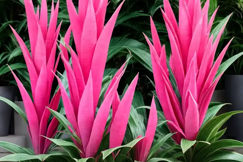 Cordyline electric pink (cordyline banksii electric pink’) — photo 2