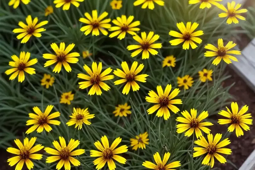 Coreopsis Tinctoria ‘Mardi Gras’ (Tickseed) — photo 2