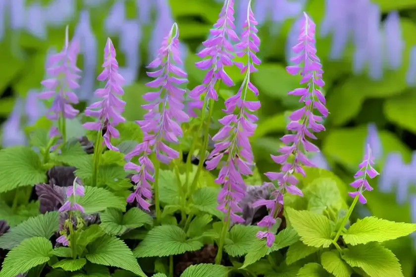 Corydalis sempervirens (rock harlequin) — photo 3