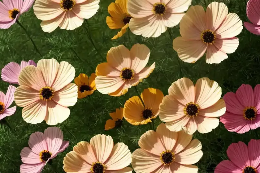 Cosmos bipinnatus ‘apricot lemonade’) — photo 2