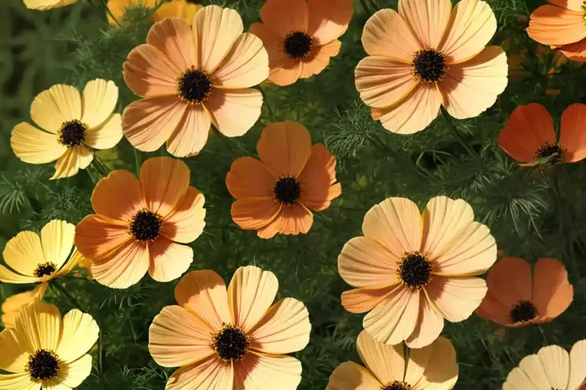 Cosmos bipinnatus ‘apricot lemonade’) — photo 3