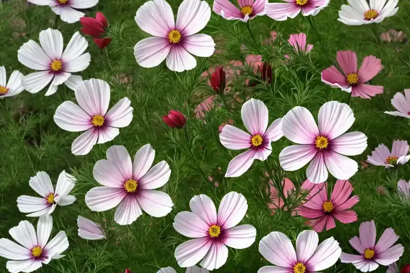 Cosmos bipinnatus ‘cosimo collarette’) — photo 2