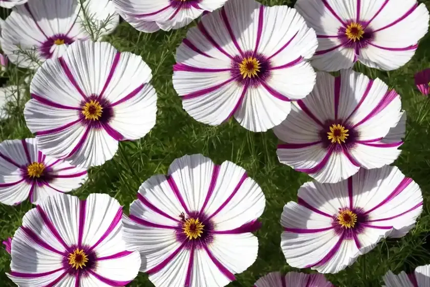 Cosmos bipinnatus ‘cosimo purple red-white’) — photo 3