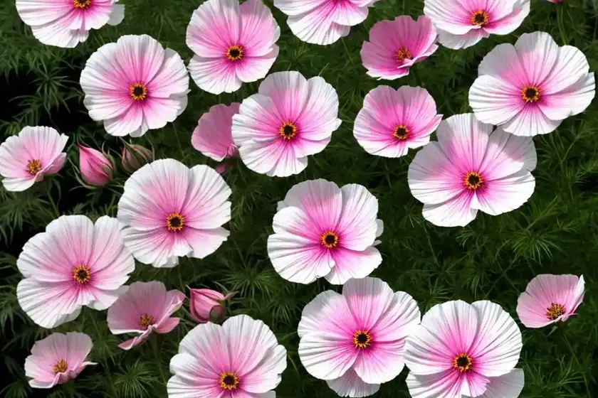 Cosmos Bipinnatus ‘Double Click Bicolor Rose’) — photo 3