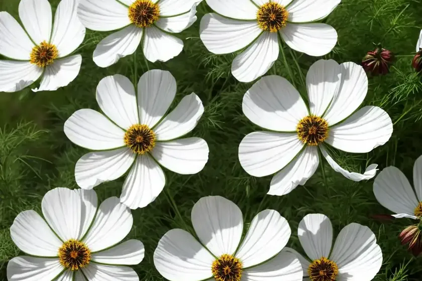 Cosmos Bipinnatus ‘Sonata White’) — photo 2