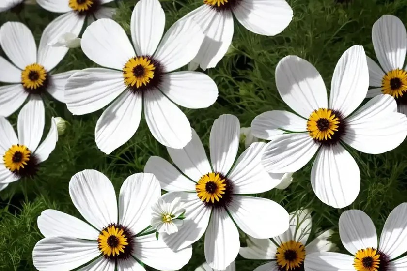 Cosmos Bipinnatus ‘Sonata White’) — photo 3