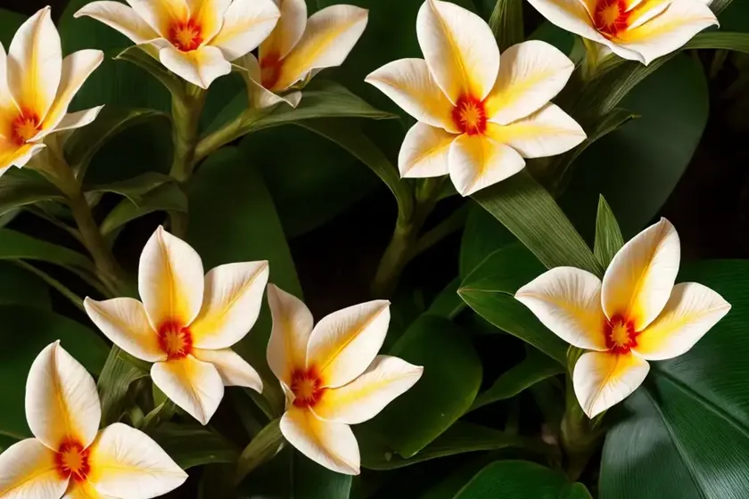 Costus pictus (costaceae zingiberaceae)