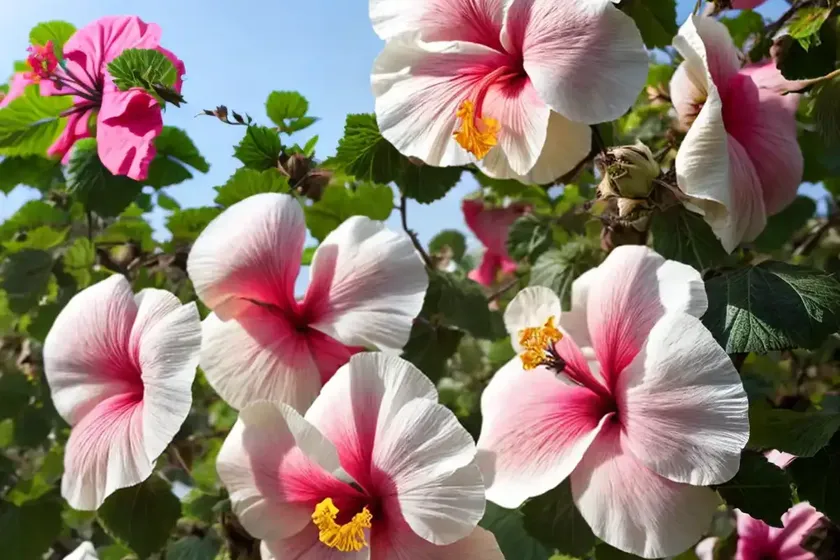 Cotton rose (hibiscus mutabilis) — photo 3