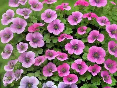 Cranesbill (Geranium Wallichianum ‘Sylvia’s Surprise’)