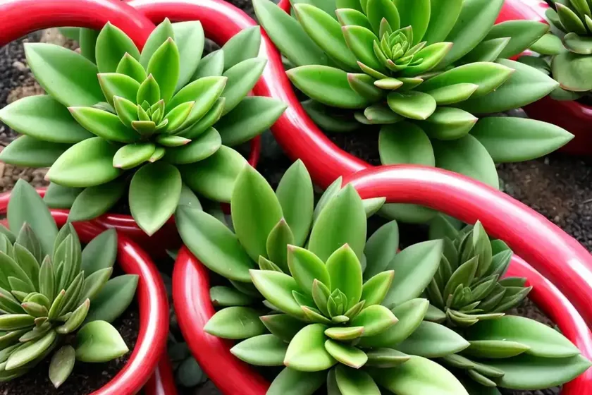 Crassula ‘candy cane’ (crassula rubricaulis ‘candy cane’) — photo 3