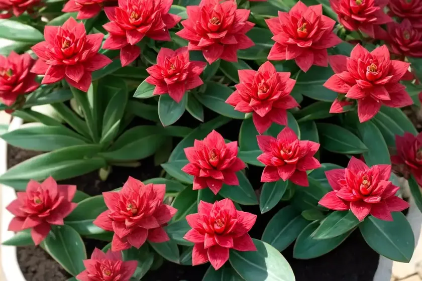 Crassula capitella ‘red pagoda’) — photo 3