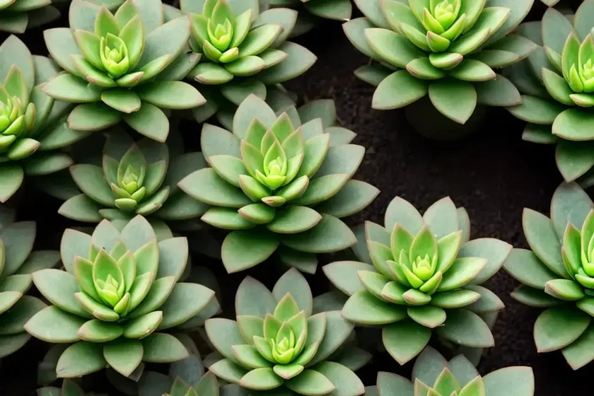 Crassula orbicularis (crassula orbicularis) — photo 2