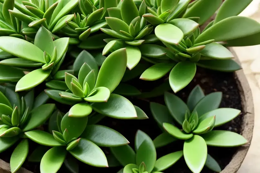 Crassula orbicularis (crassula orbicularis) — photo 3