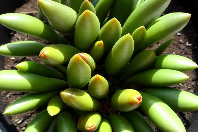 Crassula radicans (crassula pubescens subsp. radicans)