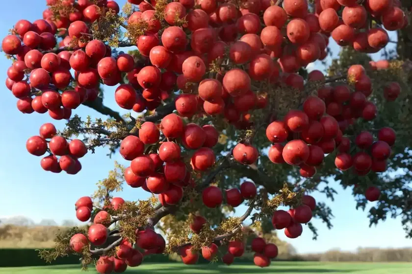 Crataegus laevigata ‘punicea’ (english hawthorn)