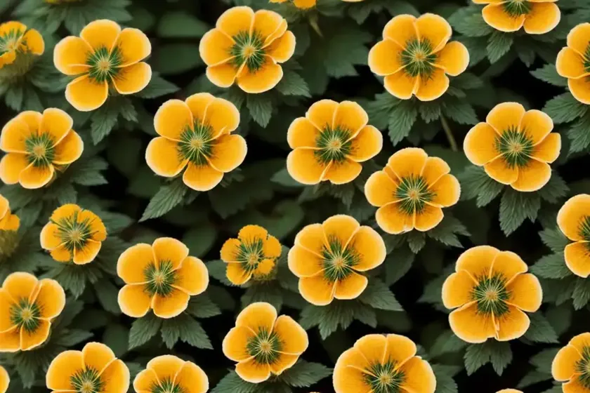 Creeping Cinquefoil (Potentilla Reptans)