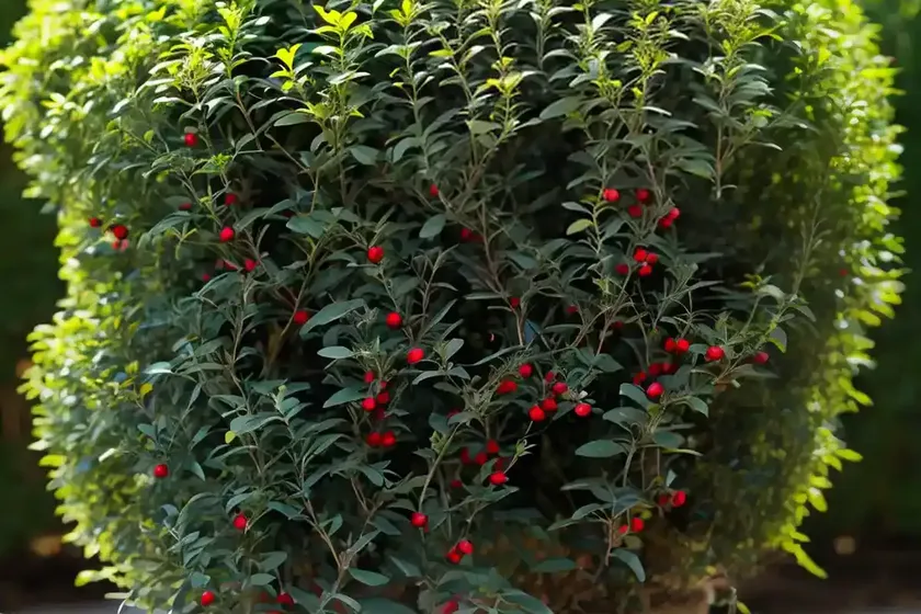 Creeping cotoneaster (cotoneaster adpressus) — photo 3