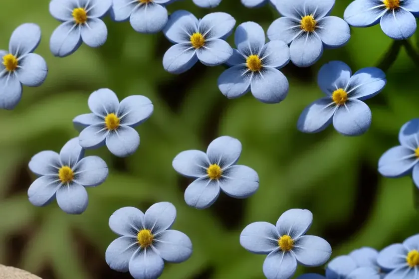 Creeping-forget-me-not (omphalodes verna)