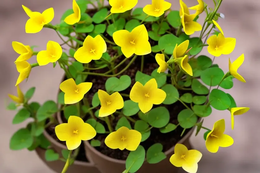 Creeping yellow woodsorrel (oxalis corniculata) — photo 2