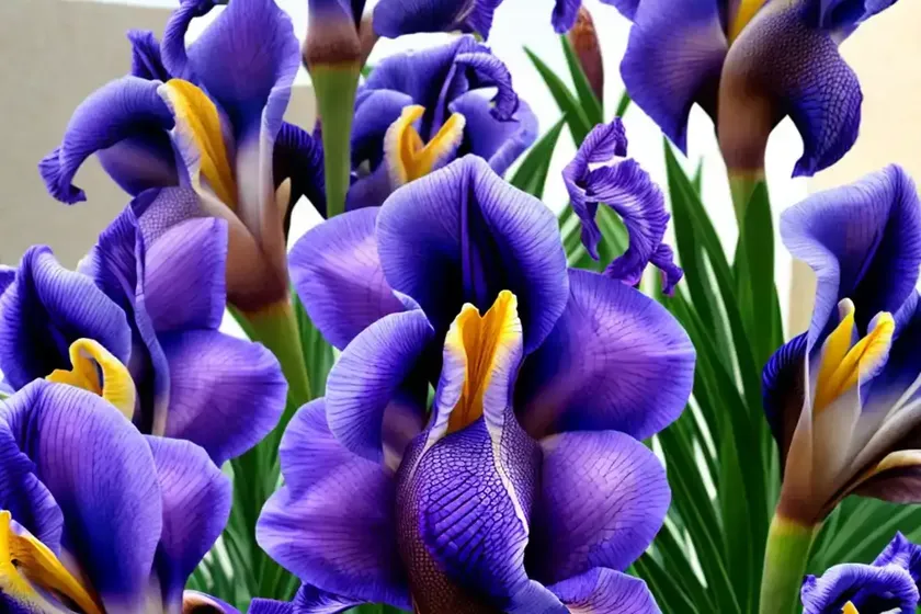 Crimean iris (iris lutescens) — photo 2