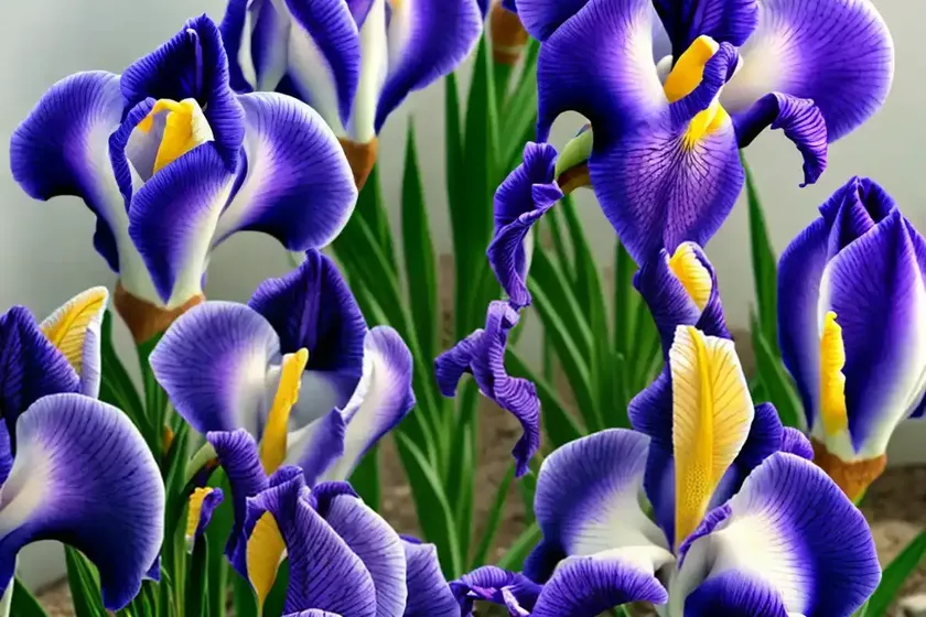 Crimean iris (iris lutescens) — photo 3