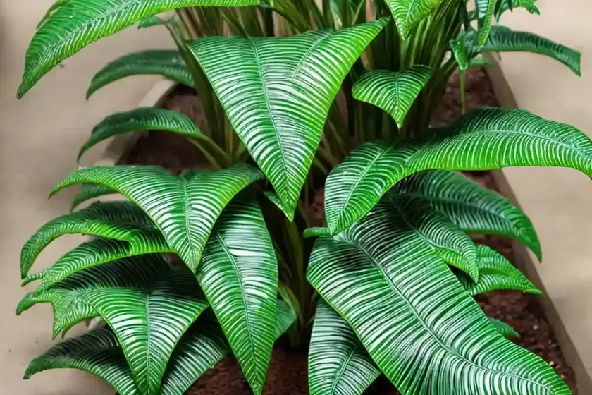 Crocodile fern (microsorium musifolium ‘crocodyllus’) — photo 2