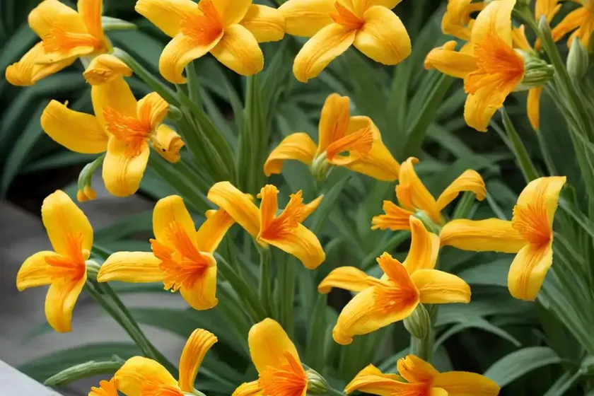 Crocosmia x crocosmiiflora ‘buttercup’) — photo 2