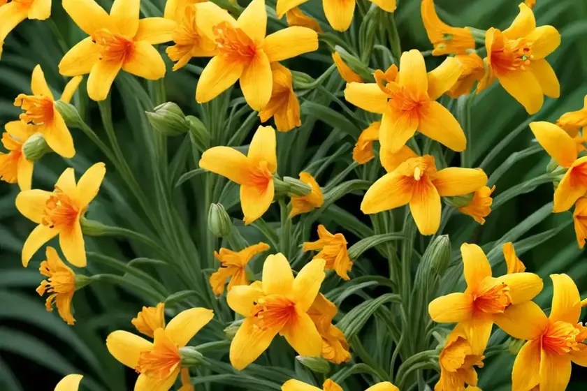 Crocosmia x crocosmiiflora ‘buttercup’) — photo 3