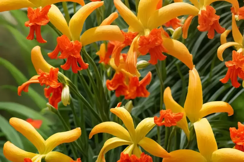 Crocosmia x crocosmiiflora ‘carmin brilliant’) — photo 2