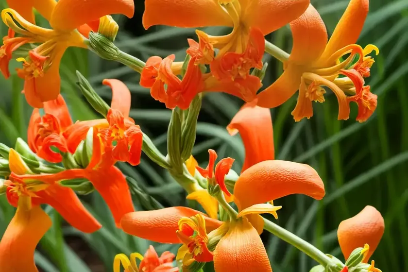 Crocosmia x crocosmiiflora ‘carmin brilliant’) — photo 3
