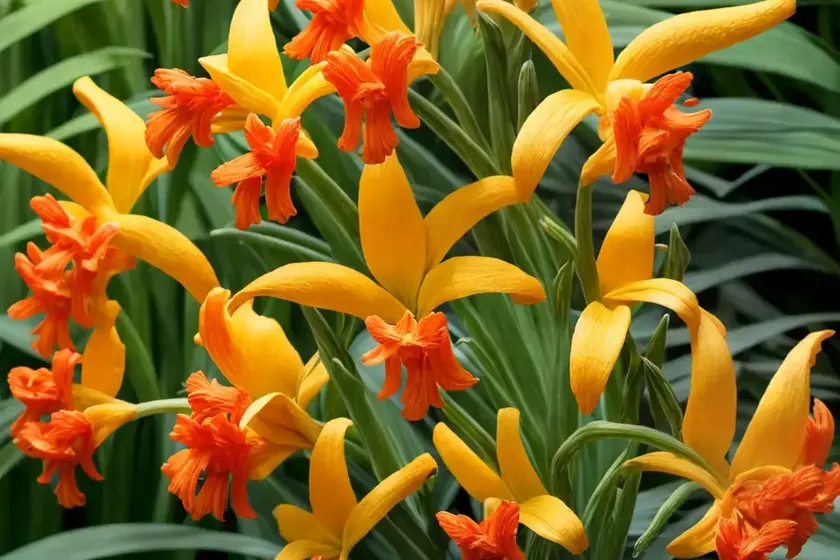 Crocosmia x crocosmiiflora ‘george davison’) — photo 2