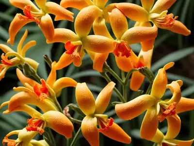 Crocosmia X Crocosmiiflora ‘Meteore’)