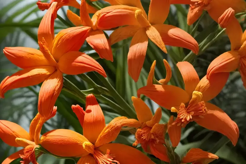 Crocosmia x crocosmiiflora ‘star of the east’ (montbretia) — photo 3