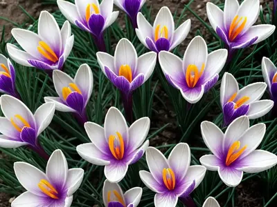 Crocus Chrysanthus ‘Gipsy Girl’ (Snow Crocus)