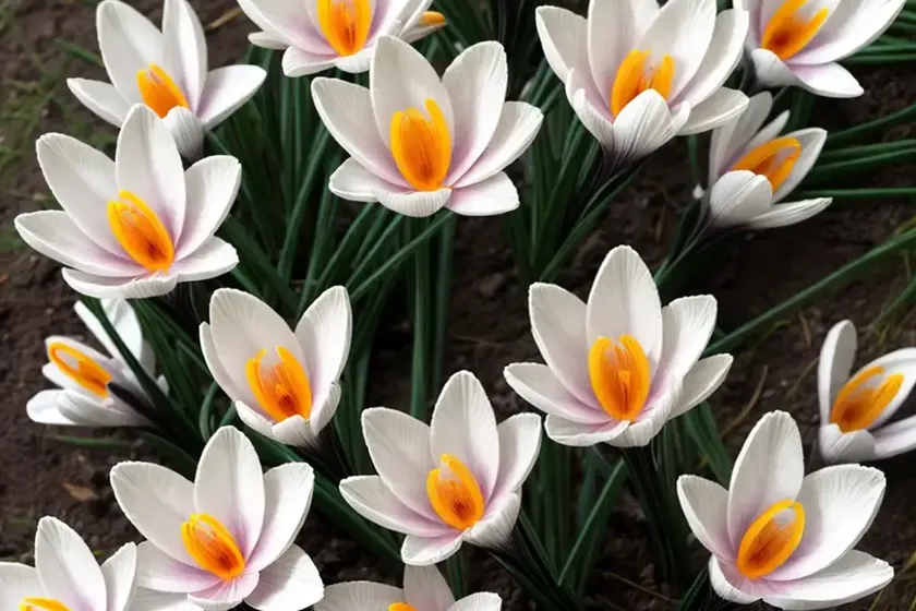 Crocus chrysanthus ‘herald’ (snow crocus) — photo 2